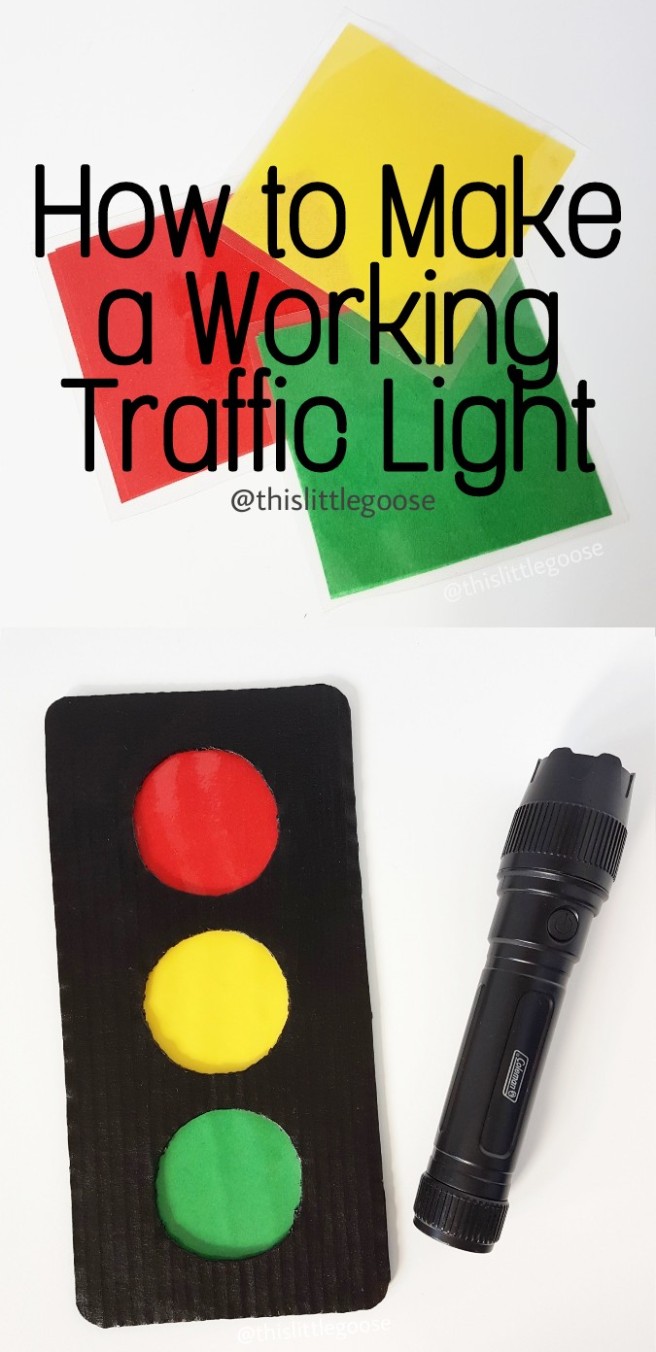Working Traffic Light Activity. Road safety.